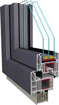 PVC Pasīvie logi - bluEnergy 2
