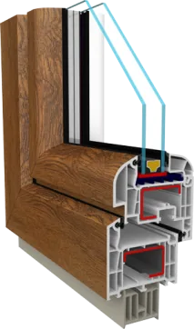 PVC Plastmasas logs - standard 2