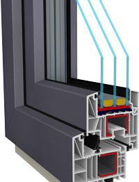 PVC Pasīvie logi - bluEnergy 2