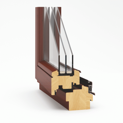 Высококачественные деревянные окна (ECOLINE 68, THERMOLINE 78, ECOTHERM 92)