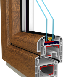PVC Plastmasas logs - standard 2
